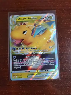Pokemon TCG Dragonite VSTAR Pokemon GO 050/078 Holo Ultra Rare - Image 1
