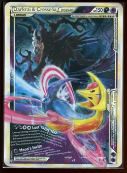 Darkrai & Cresselia Legend 99/102 100/102 HGSS Triumphant HP/DMG Jumbo Pokemon - Image 1