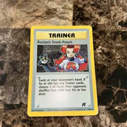 Pokemon TCG Team Rocket Rocket's Sneak Attack 16/82 Holo Unlimited Rare 2000/NM - Image 1