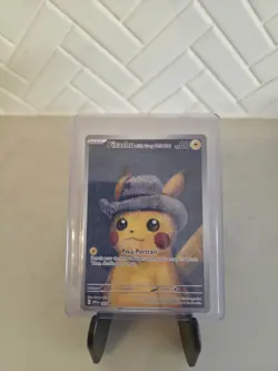 Pikachu with Grey Felt Hat - Van Gogh Promo SVP 085 POKEMON - Image 1
