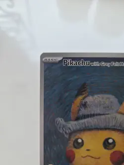 Pikachu with Grey Felt Hat - Van Gogh Promo SVP 085 POKEMON - Image 3