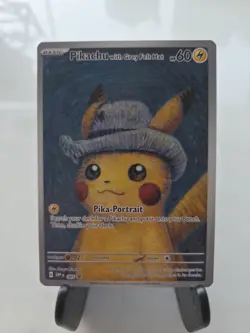 Pikachu with Grey Felt Hat - Van Gogh Promo SVP 085 POKEMON - Image 4