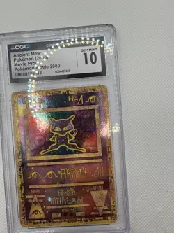 Ancient Mew Pokemon Movie 2000 VINTAGE Pokemon Movie Promo CGC 10 Gem Mint - Image 3