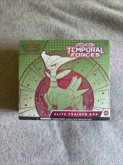 NEW Pokemon TCG Temporal Forces IRON LEAVES ETB Elite Trainer Box SEALED - Image 1