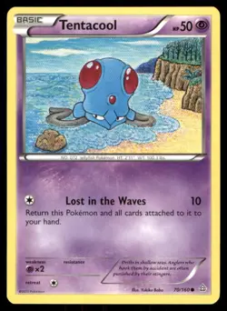 Pokemon TCG Pokemon Tentacool Tentacool Common Regular - Image 1