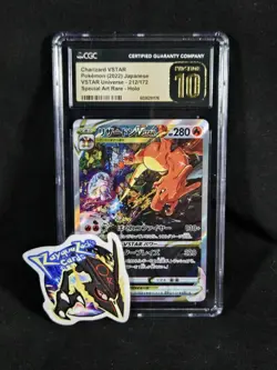 Pokemon Japanese VSTAR Universe Charizard VSTAR 212/172 SAR CGC 10 Pristine - Image 1