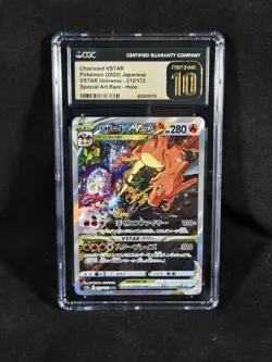 Pokemon Japanese VSTAR Universe Charizard VSTAR 212/172 SAR CGC 10 Pristine - Image 2