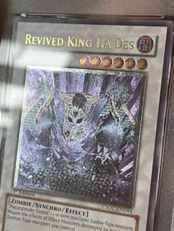 PSA 10 Revived King Ha Des GREY/GREEN MISPRINT Csoc 1st Ed Ultimate Rare Yugioh - Image 4