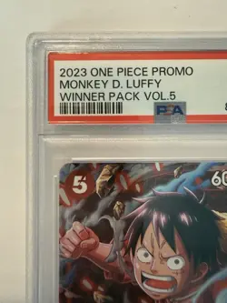 Monkey D Luffy One Piece Treasure Cruise Winner Promo English ST01-012 PSA 10 - Image 3