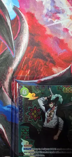 2026 One Piece OP14/EB04 Dracule Mihawk SP Alt Art OP12-030 SR Azure Sea’s Seven - Image 3