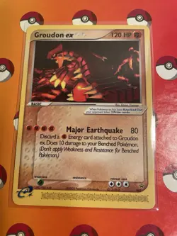 Pokemon TCG 2003 Black Star Promo Groudon ex Card 002 - Image 2