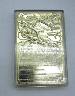 Pokemon Burger King 23k Gold Plated Card CHARIZARD - Image 4