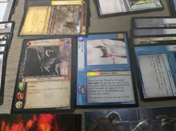 LOTR Trading Card LOT 100+ Cards, 2 Foils, 8 TOPPS, Lord Of The Rings CCG TCG - Image 2