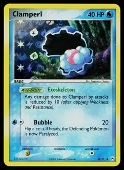 Pokemon Card - Clamperl Hidden Legends 58/101 Common Reverse Holo - Image 1