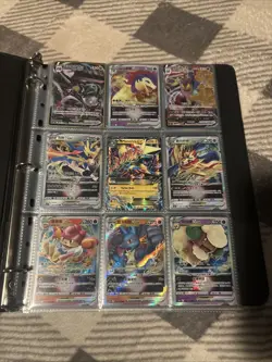 Pokemon Card Lot Binder Collection Mega XY, V Star, V Max, V, EX, Holo - Image 1