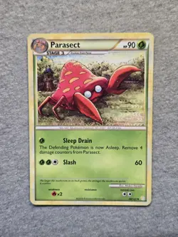 Parasect 48/123 - Heart Gold Soul Silver - Pokemon Card - Image 1