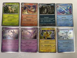 Prismatic Evolutions 8 Cosmos Promo Cards Costco Mini Tin Promos Set Lot Holo - Image 3