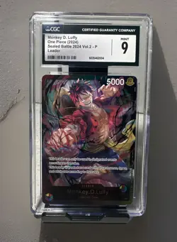 🚨One Piece CGC Graded 9 Mint! 3 Card/Slab Bundle Promo Lot‼ - Image 3