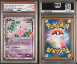 PSA 10 Mew ex holo 25th Anniversary Pokemon Card Japanese PTCG 2021 - Image 3