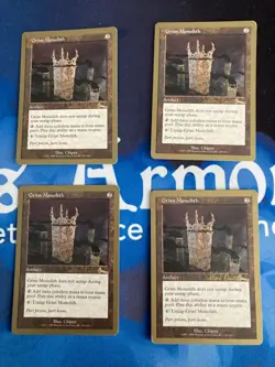 Lot of 4x MTG Grim Monolith World Championship Decks Gold Border light play Kai - Image 1