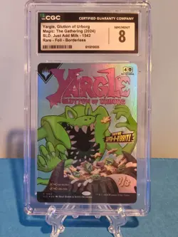 Yargle, Glutton of Urborg Secret Lair Drop Foil CGC NM/Mint 8 Pop 1 - Image 1