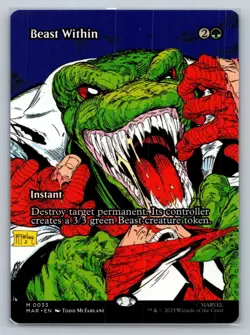 Beast Within (Borderless) Marvel Universe Eternal-Legal Regular - Image 1