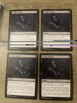 MTG Deadly Dispute (X4) - AFR - Mint - Image 1