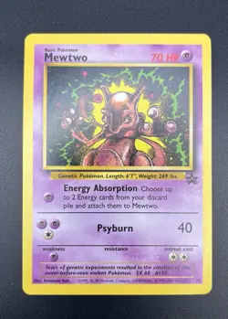 Pokemon Mewtwo #14 Black Star Promo Card - Image 1