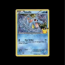 Totodile 18/25 McDonald's 25th Anniversary Promos Pokemon TCG Holo - Image 1