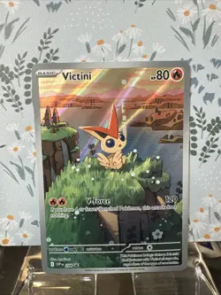 Pokemon TCG Victini Black Star Promo Card 208 Near Mint Condition - Image 1