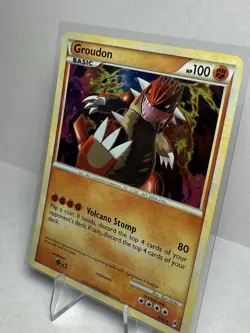 Pokemon Groudon TCG Call of Legends Holo Card 6/95 Rare - Image 2