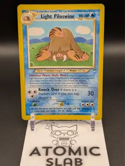 Pokemon TCG Light Piloswine 26/105 Neo Destiny Unlimited RARE (NM) - Image 1