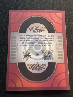 Pokemon Peruvian Pokedex Mega Houndoom Cracked Ice - Image 2