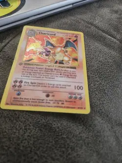 1999 Pokemon Base Set 1st Edition Holo Charizard #4/102 - Image 1