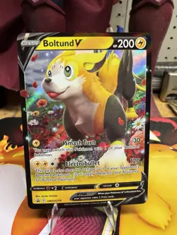 Pokemon Boltund V SWSH219 SWSH: Sword & Shield Promo Promo Holo - Image 1