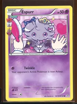 Espurr Common Ex/NM- RC14/RC32 Radiant Collection XY Generations Pokemon - Image 3