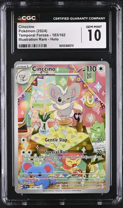 CINCCINO Temporal Forces Illustration Rare #183 CGC 10 Pokemon [Nostalgium] - Image 1