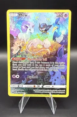 Mew #GG10 Pokemon TCG - Crown Zenith Galarian Gallery Full Art Holo - NM - Image 1
