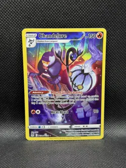 Chandelure TG04/TG30 ULTRA RARE HOLO Lost Origin Trainer Gallery Swsh11 Pokemon - Image 3