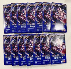 One Piece OP-14 The Azure Sea’s Seven Sleeved Booster Pack - Lot Of 14 - SEALED! - Image 1