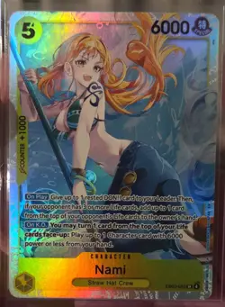 Near Mint Nami EB03-053 SR English One Piece Heroines Edition - Image 1