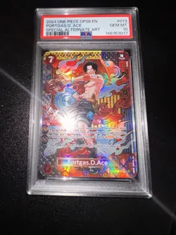 One Piece 2024 OP08-TWO Legends Special Alternate Art #013 Portgas D. Ace PSA 10 - Image 1