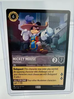 Mickey Mouse - Musketeer 11 Disney Lorcana Promo Cards Gen Con Promo 2023 RARE! - Image 1