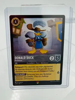 Donald Duck - Musketeer 13 Disney Lorcana Promo 2023 Spiel Essen ENGLISH Rare! - Image 1