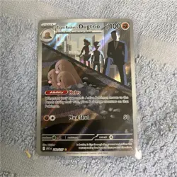 Pokemon Team Rocket's Dugtrio 239/217 Holo Card 100 HP 50 Attack English 2026 - Image 1