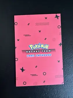 Pokemon Mimikyu Cracked Ice Holo Team Rocket Card Database Set Peru - Image 2