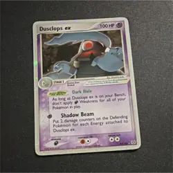 Pokemon Dusclops ex Holo Rare EX 100 HP EX Deoxys 94/107 Card 2005 - Image 1