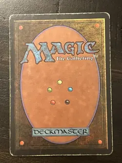 MTG Crusade Revised Edition Regular Rare - BANNED card Very Heavy Play - Image 2