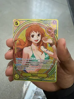 Bandai One Piece Card Game Nami SP EB03-053 Special Foil +1000 Counter Character - Image 1