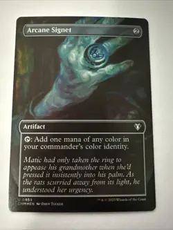 Arcane Signet (Borderless) Commander Masters Foil - Image 1